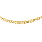 9K Yellow Gold Diamond Cut Prince of Wales Chain (Size - 22) With Lobster Clasp_8746573_1