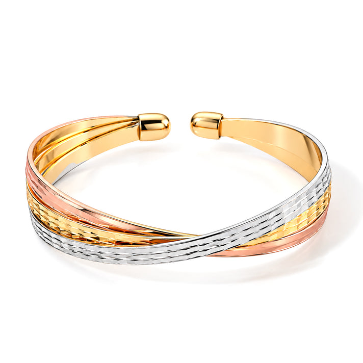 Close Out Deal- Designer Inspired Adjustable Cuff Bangle (Size - 7.5) 8746984 1