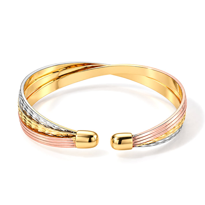 Close Out Deal- Designer Inspired Adjustable Cuff Bangle (Size - 7.5) 8746984 2