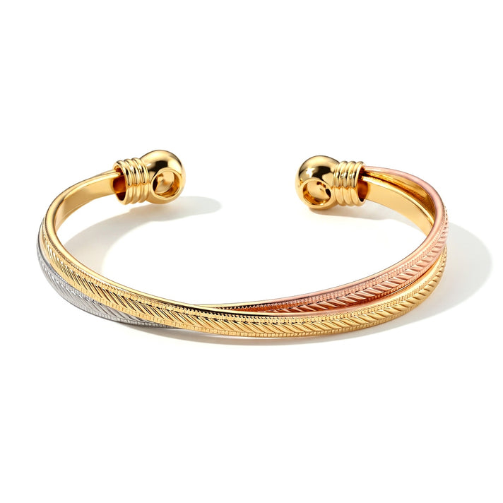 Close Out Deal- Designer Inspired Adjustable Cuff Bangle (Size - 7.5) 8747240 1
