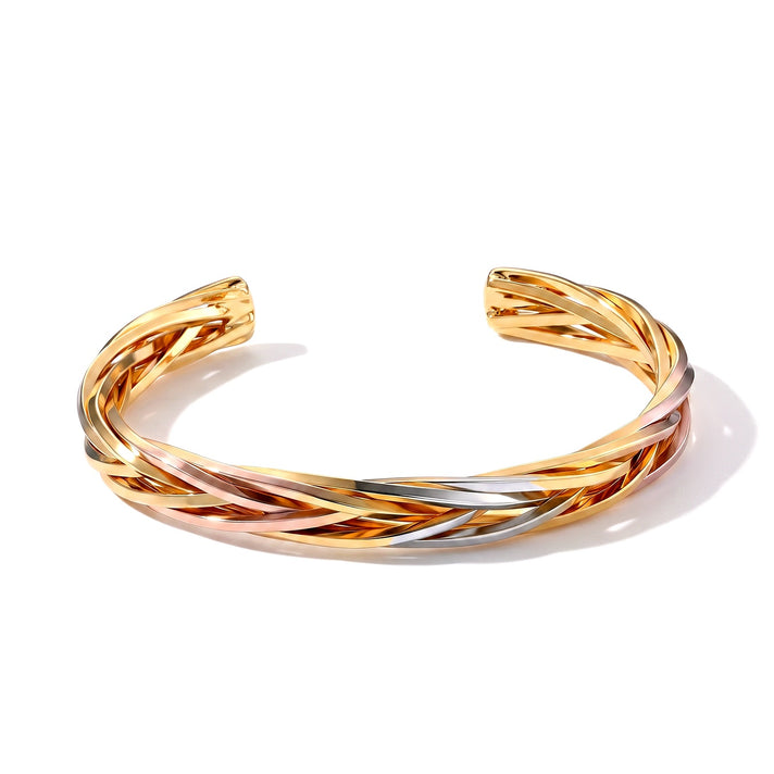 Close Out Deal- Designer Inspired Adjustable Cuff Bangle (Size - 7.5) 8747241 1