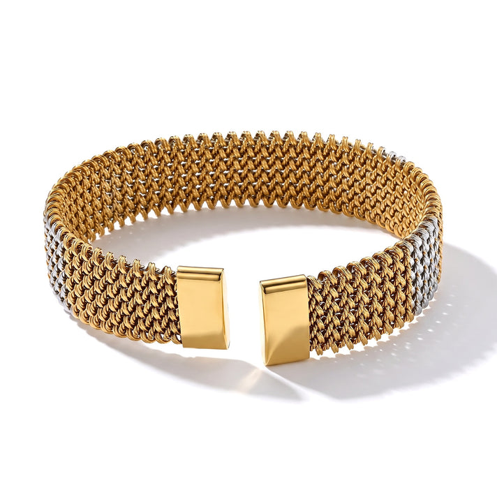 Close Out Deal- Designer Inspired Adjustable Cuff Bangle (Size - 7.5) 8747243 2