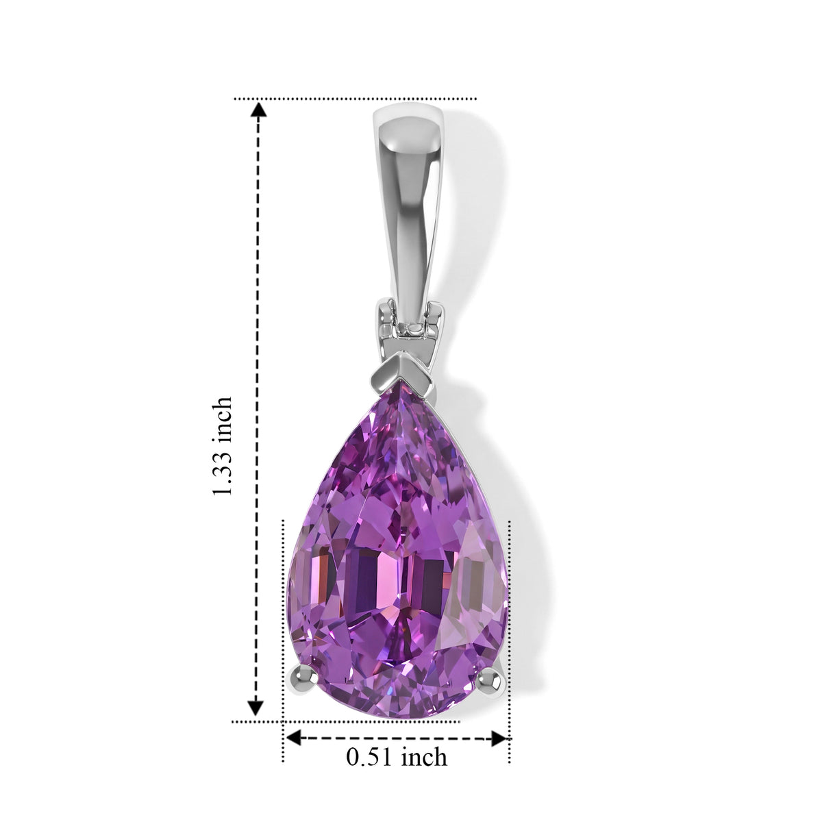 Rhapsody - 950 Platinum AAAA Patroke Kunzite Solitaire Pendant 16.75 Ct, Platinum Wt. 7.10 Gms 8748208 4