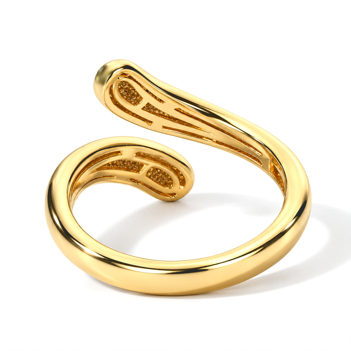 EverTrue Bronzella Collection - Bypass Ring in 18K Yellow Plating 8749390 4