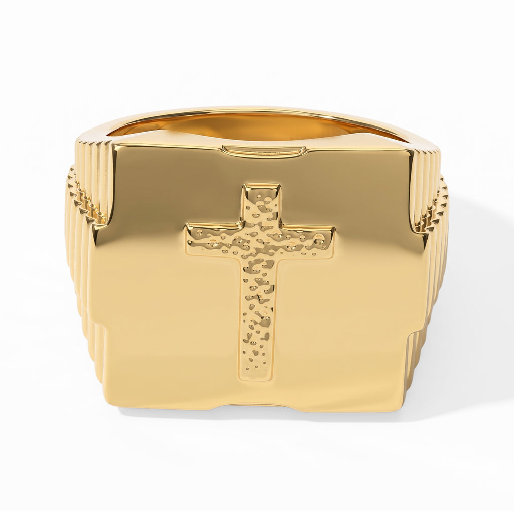 EverTrue in 18K YG Plating Mens Ring Pure : Natural : Bronze : Standard_8749506