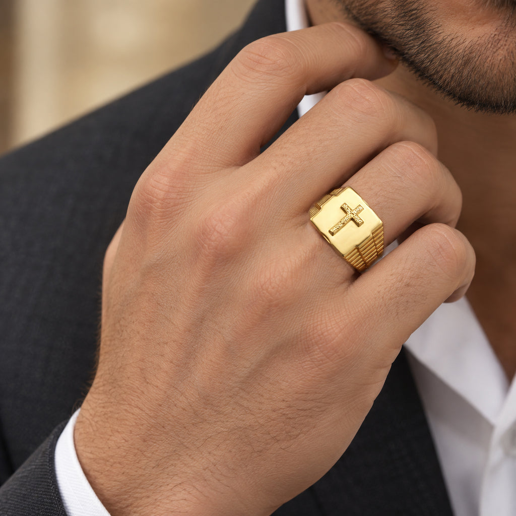EverTrue in 18K YG Plating Mens Ring Pure : Natural : Bronze : Standard_8749506_1