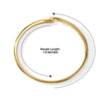 EverTrue Bronzella Collection - Full Bangle (Size - 7.5) in 18K Gold Plating_8749513_5