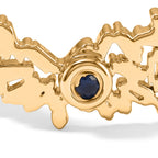 GP Blue Diamond, Multi Gemstones Earring in 18K YG VermeilSterling Silver  1.108  Ct._8749831_5