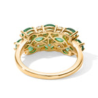 D'Joy Emerald, Lab Grown Diamond Cluster Ring in 18K YG VermeilSterling Silver  2.362  Ct._8749833_4