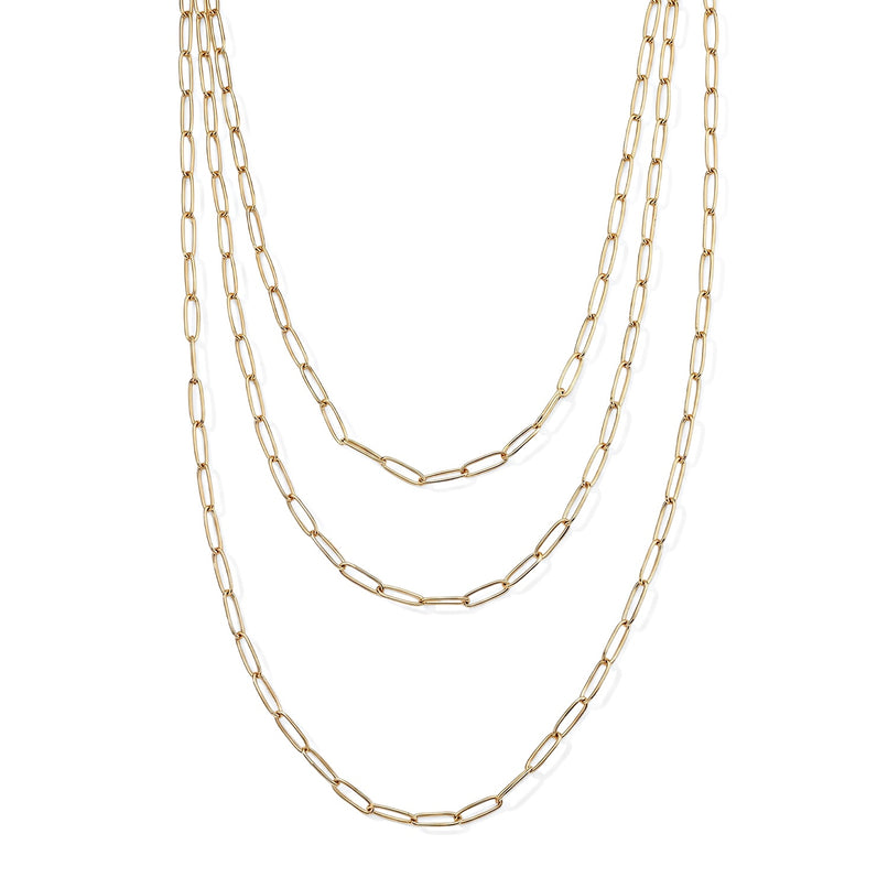 Paperclip Necklace (Size - 17)_8750330