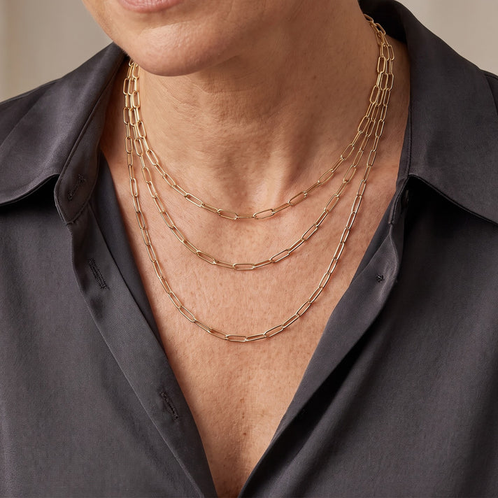 Paperclip Necklace (Size - 17) 8750330 2
