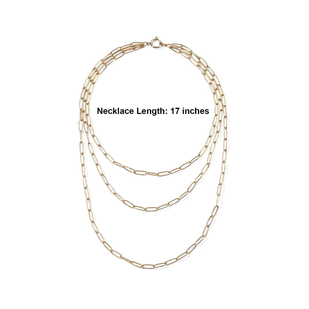 Paperclip Necklace (Size - 17)_8750330_5