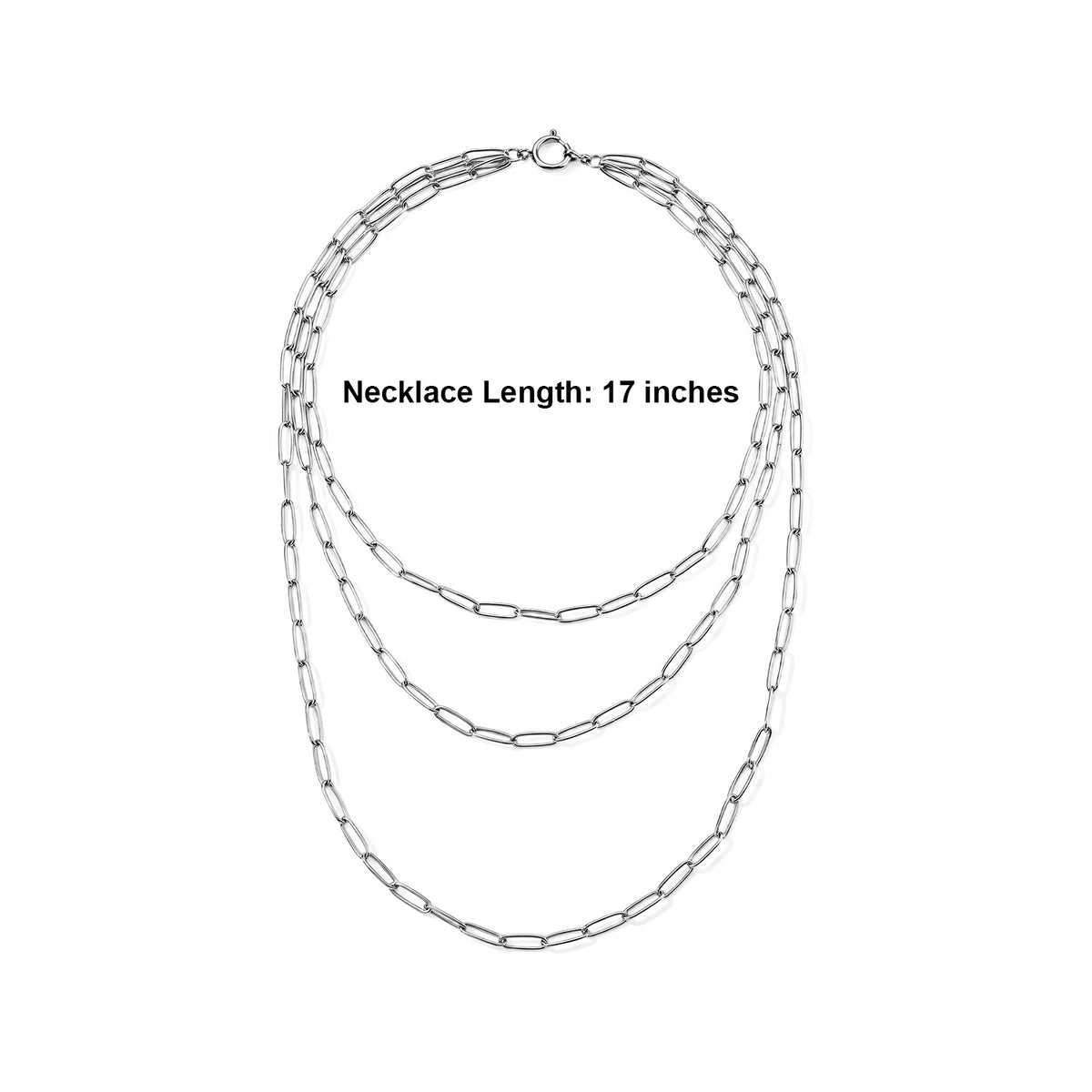 Close Out Deal- Paperclip Necklace (Size - 17) V32754399 6