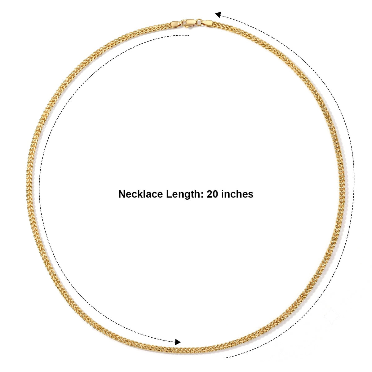 18K Yellow Gold Necklace (Size - 20), Gold Wt.4.50 Gms 8750389 4
