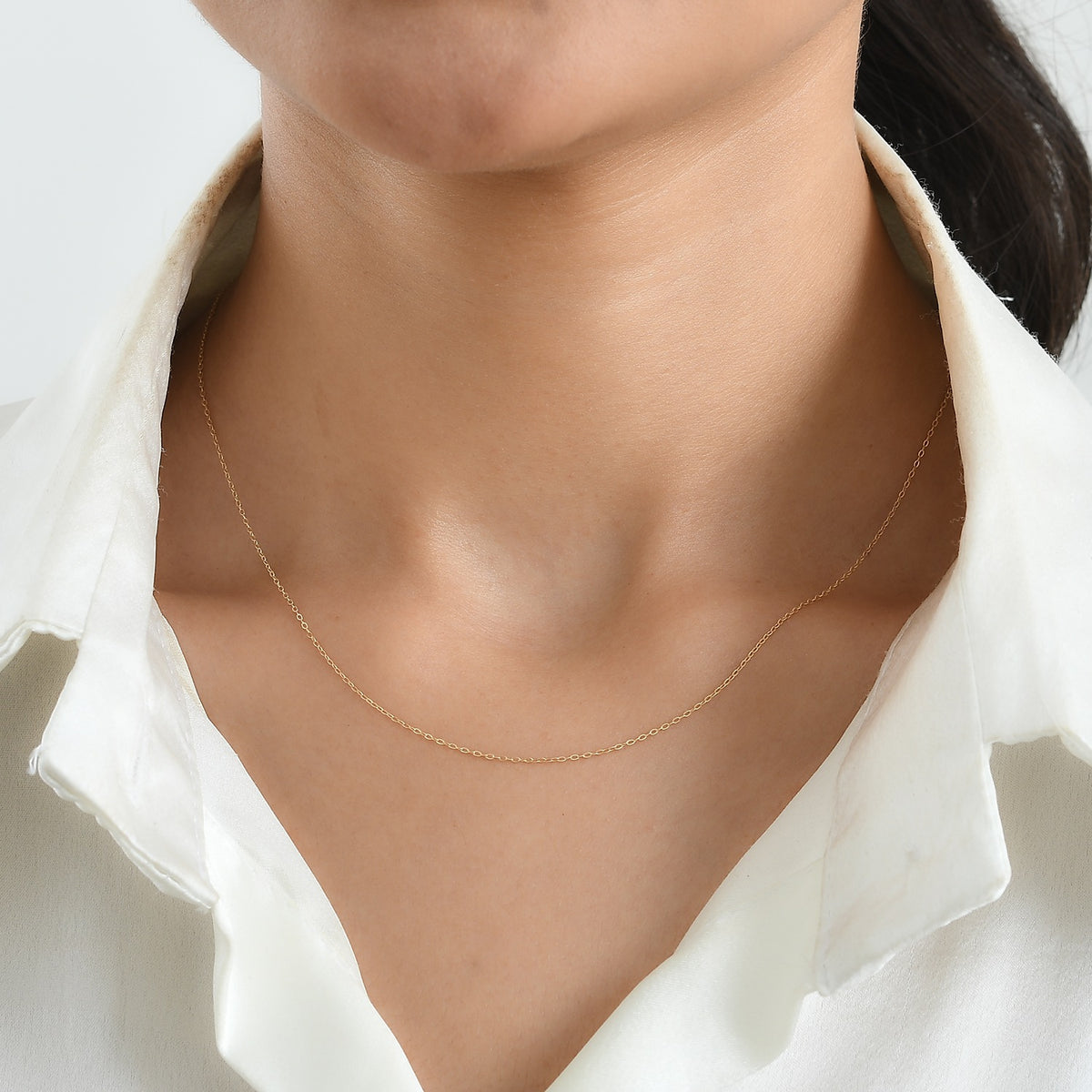 14K Yellow Gold Necklace (Size - 20), Gold Wt.0.67 Gms 8750411 1