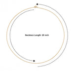 14K Yellow Gold Necklace (Size - 20), Gold Wt.0.67 Gms_8750411_4