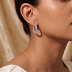 D'Joy Moissanite Earring in Platinum OverlaySterling Silver  5.278  Ct._8750786_2