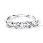D'Joy Moissanite Ring in Platinum OverlaySterling Silver  1.175  Ct._8750791