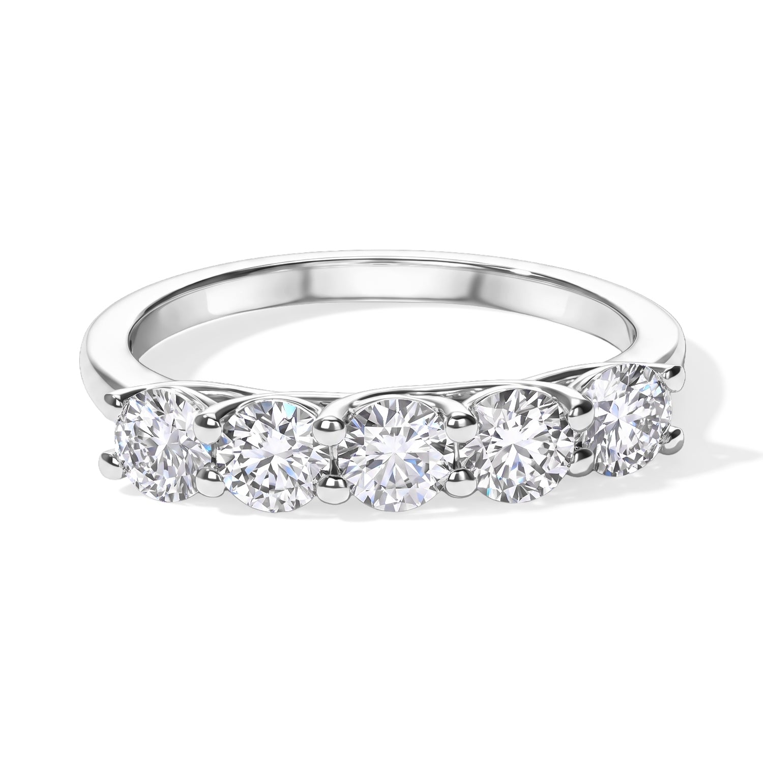 D'Joy Moissanite Ring in Platinum OverlaySterling Silver  1.175  Ct. 8750791 0