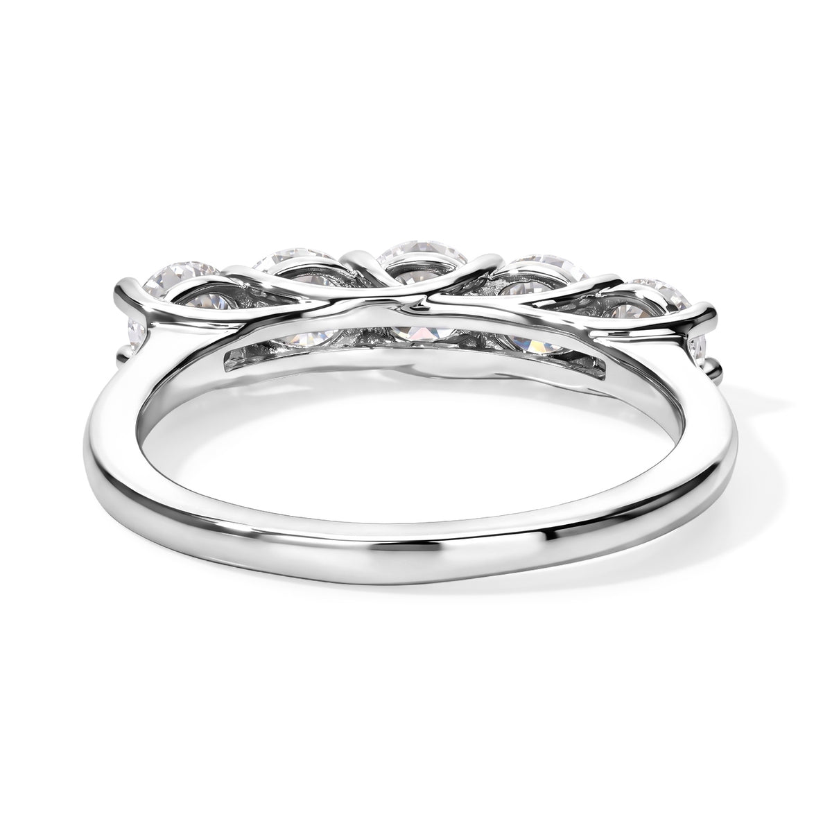 D'Joy Moissanite Ring in Platinum OverlaySterling Silver  1.175  Ct. 8750791 4