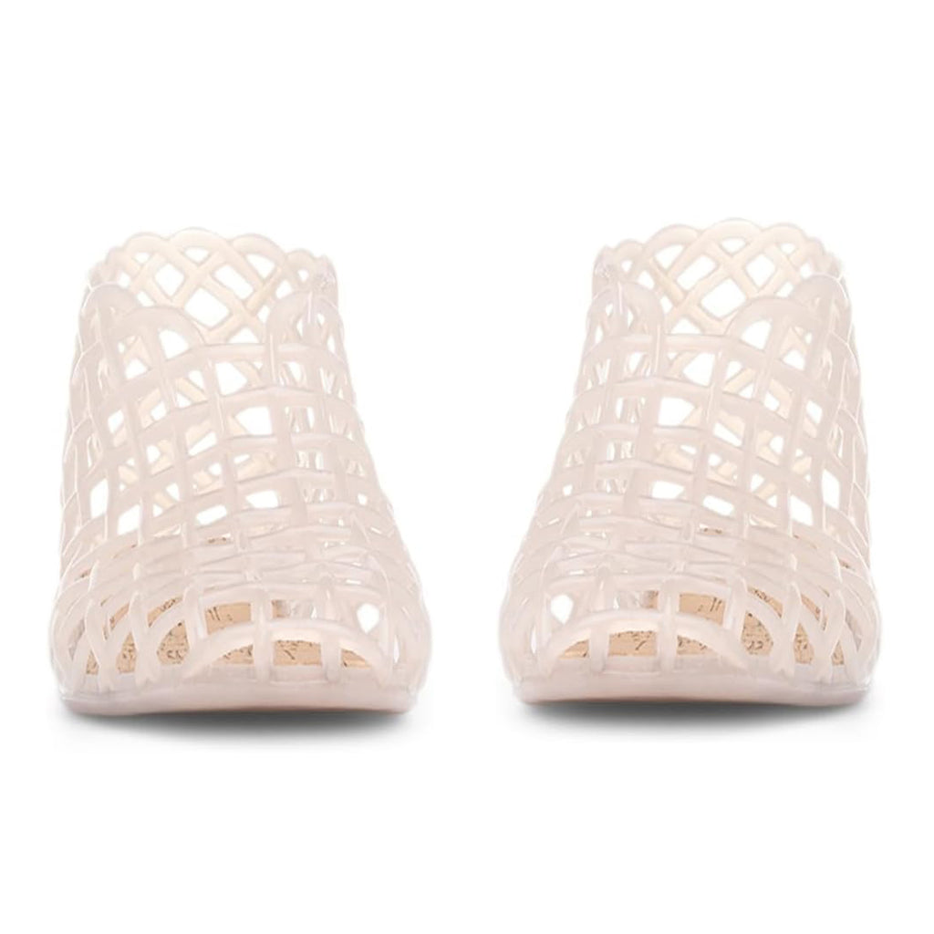 Ladies MXP Cutout Lattice Slip-On Jelly Ballet Flats (Size 3) - Nude_8751842_2
