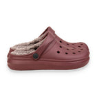 Harriet Womens Lightweight Foam Slip-On Clogs (Size 4) - Burgundy_8751930_1