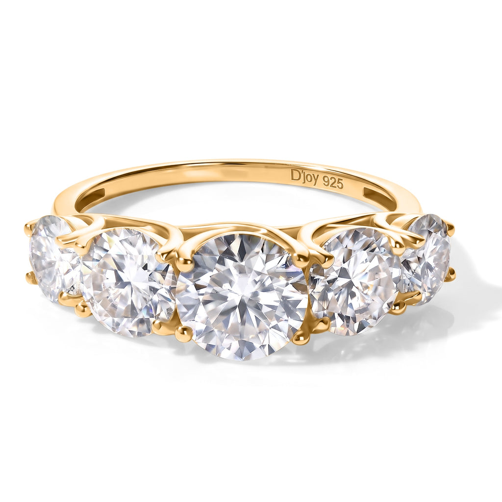 D'Joy Moissanite Ring Sterling Silver  3.561  Ct._8752773