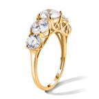 D'Joy Moissanite Ring Sterling Silver  3.561  Ct._8752773_3