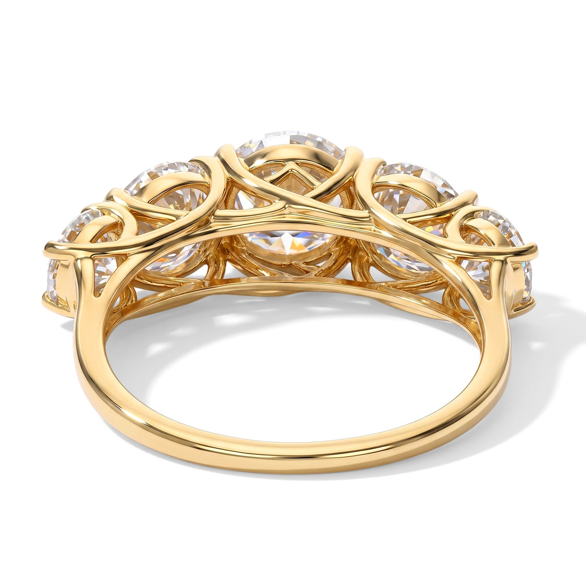 D'Joy Moissanite Ring Sterling Silver  3.561  Ct. 8752773 4