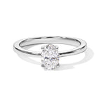 D'Joy Moissanite Solitaire Ring in Rhodium OverlaySterling Silver  0.765  Ct._8752801
