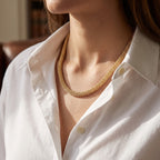 ONE TIME DEAL - Maestro Collection - Quattro Tessere - 9K Yellow Gold Necklace (Size - 20) with Senorita Clasp, Gold Wt. 19.35 Gms_8753815_1