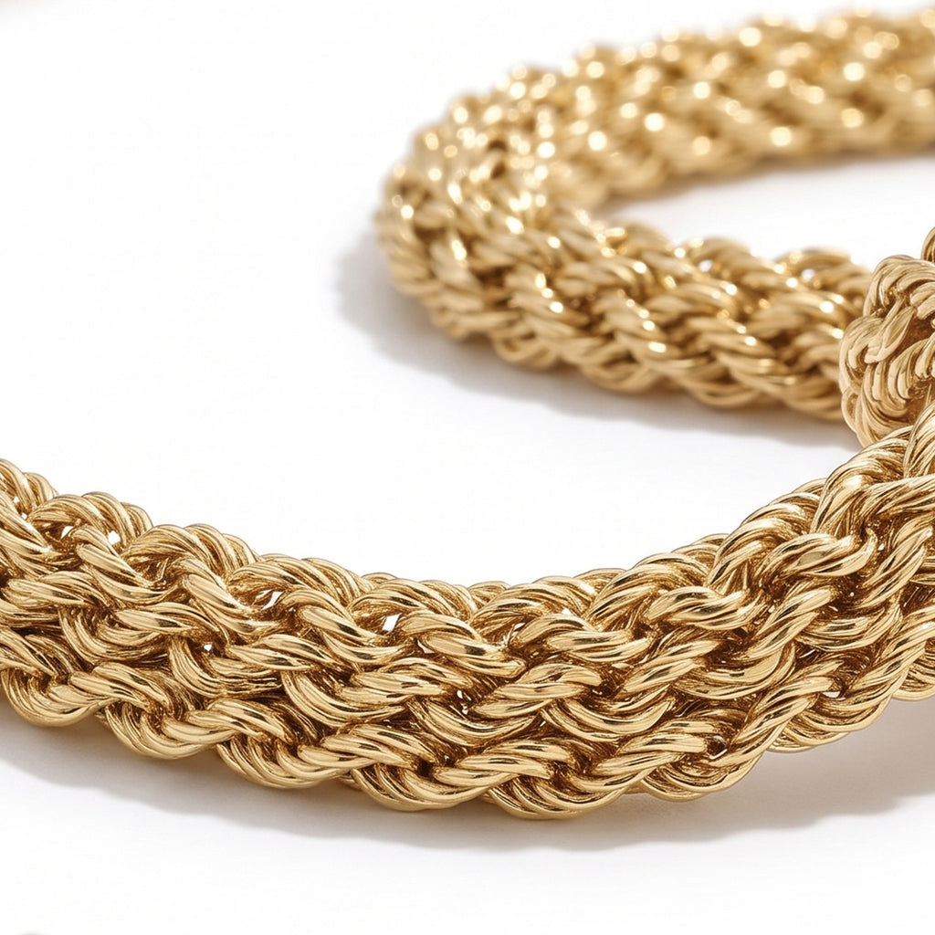 ONE TIME DEAL - Maestro Collection - Quattro Tessere - 9K Yellow Gold Necklace (Size - 20) with Senorita Clasp, Gold Wt. 19.35 Gms_8753815_3