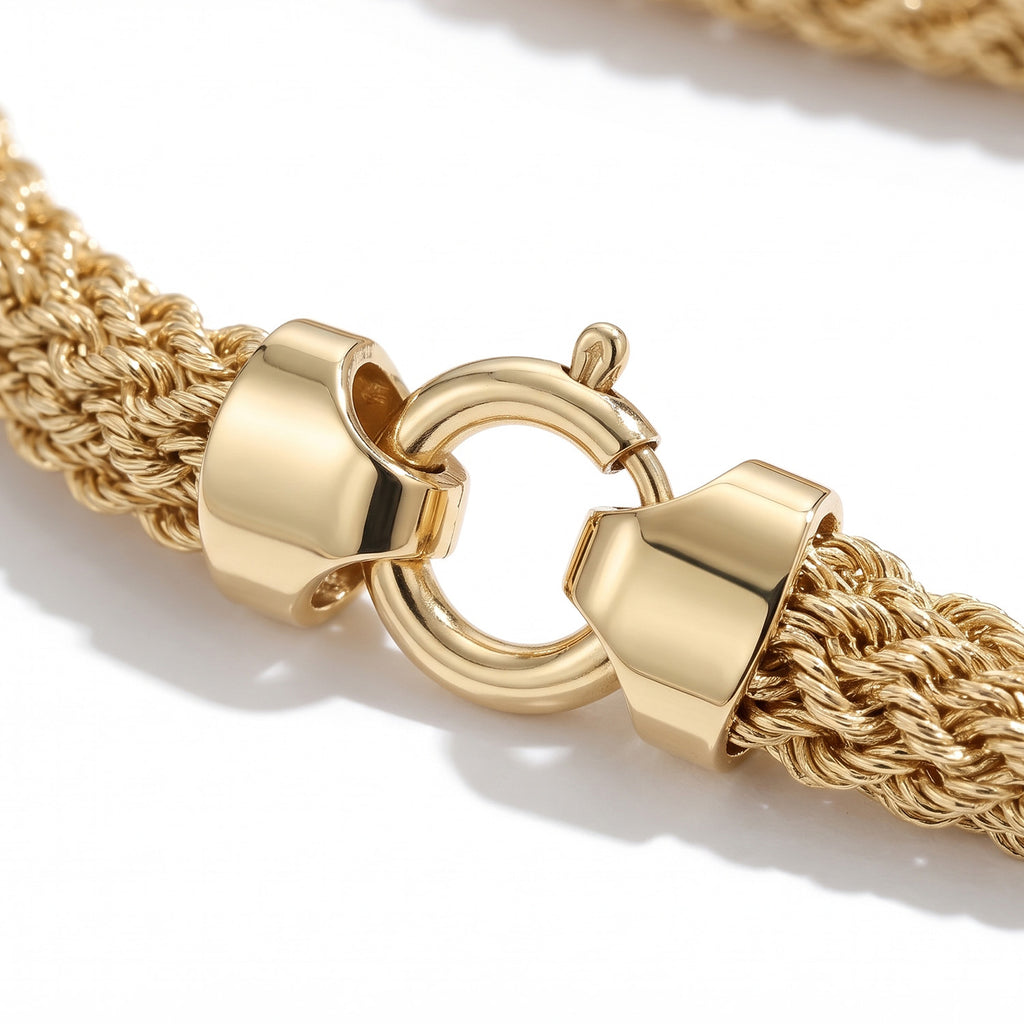 ONE TIME DEAL - Maestro Collection - Quattro Tessere - 9K Yellow Gold Necklace (Size - 20) with Senorita Clasp, Gold Wt. 19.35 Gms_8753815_4