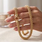 ONE TIME DEAL - Maestro Collection - Quattro Tessere - 9K Yellow Gold Necklace (Size - 20) with Senorita Clasp, Gold Wt. 19.35 Gms_8753815_6