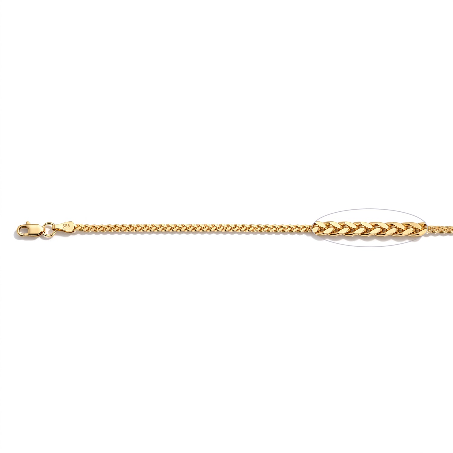 9K Yellow Gold Necklace (Size - 24), Gold Wt. 4.23 Gms 8753825 0