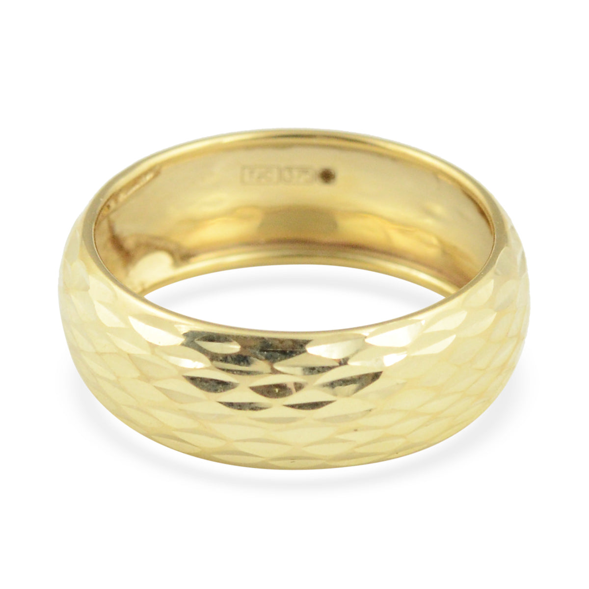 Maestro Collection - 9K Yellow Gold Diamond Cut Band Ring 8753833 3