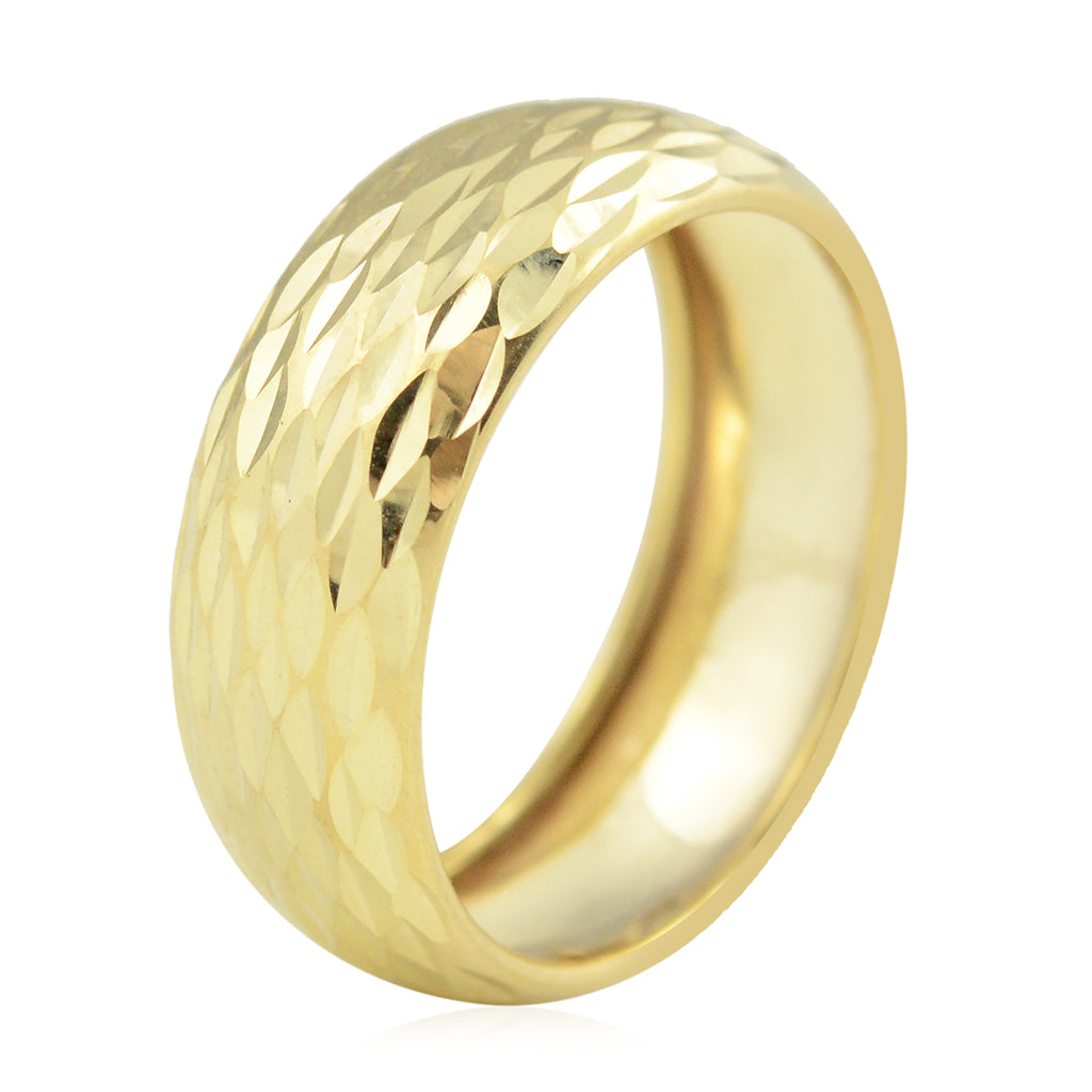 Maestro Collection - 9K Yellow Gold Diamond Cut Band Ring_8753834_2