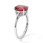 Luxuriant Lab Created Padparadscha Sapphire Solitaire Ring in Platinum OverlaySterling Silver  3.864  Ct._8754768_3