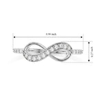 Luxuriant - Lab Grown Diamond (SI/G-H) Ring in Rhodium Overlay Sterling Silver 0.25 Ct._8754873_5
