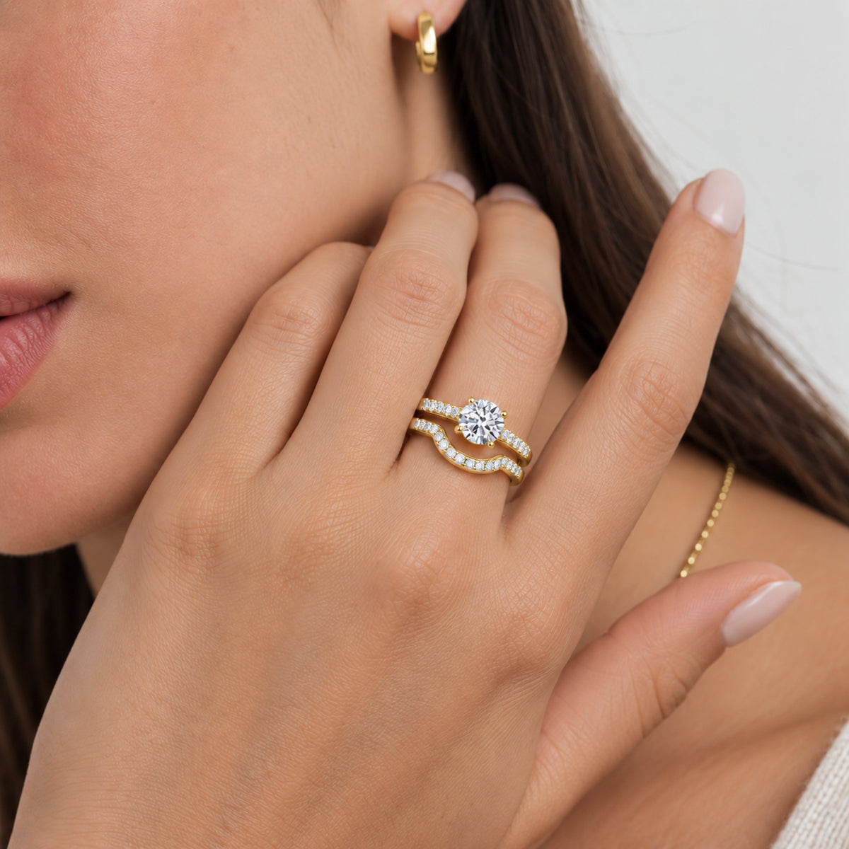 Luxuriant - Lab Grown Diamond (SI/G-H) Ring in 18K Vermeil Yellow Gold Plated Sterling Silver 8754888 6
