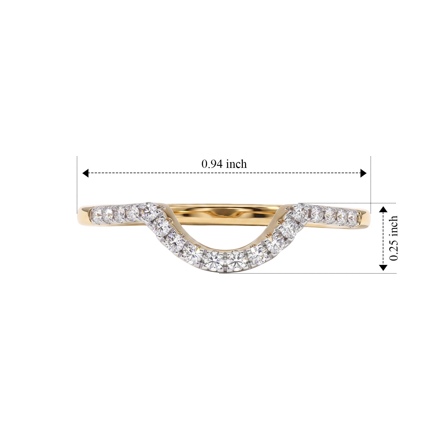 Luxuriant - Lab Grown Diamond (SI-G-H) Ring in 18K Vermeil Yellow Gold Plated Sterling Silver 0.25 Ct. 8754922 6
