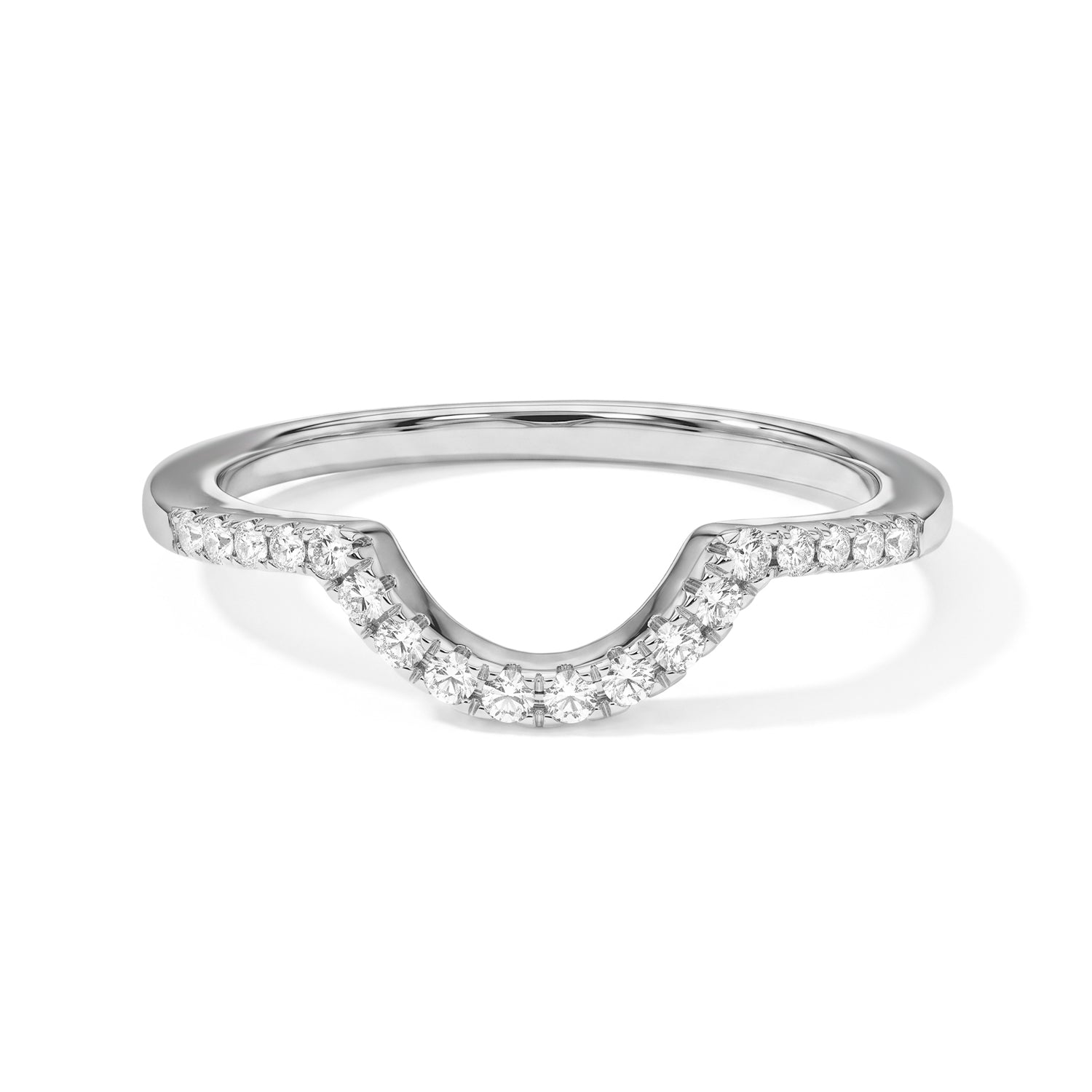 Luxuriant - Lab Grown Diamond (SI-G-H) Ring in Rhodium Overlay Sterling Silver 0.25 Ct. 8754929 0