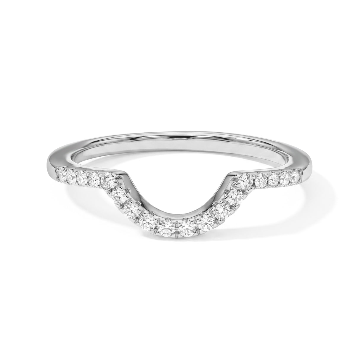 Luxuriant - Lab Grown Diamond (SI-G-H) Ring in Rhodium Overlay Sterling Silver 0.25 Ct. 8754932 0