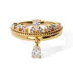 Luxuriant - Lab Grown Diamond (SI/G-H) Ring in 18K Vermeil Yellow Gold Plated Sterling Silver 0.55 Ct._8756057