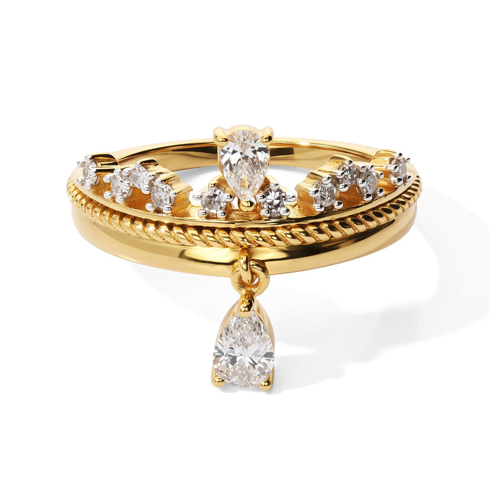 Luxuriant - Lab Grown Diamond (SI/G-H) Ring in 18K Vermeil Yellow Gold Plated Sterling Silver 0.55 Ct. 8756057 1