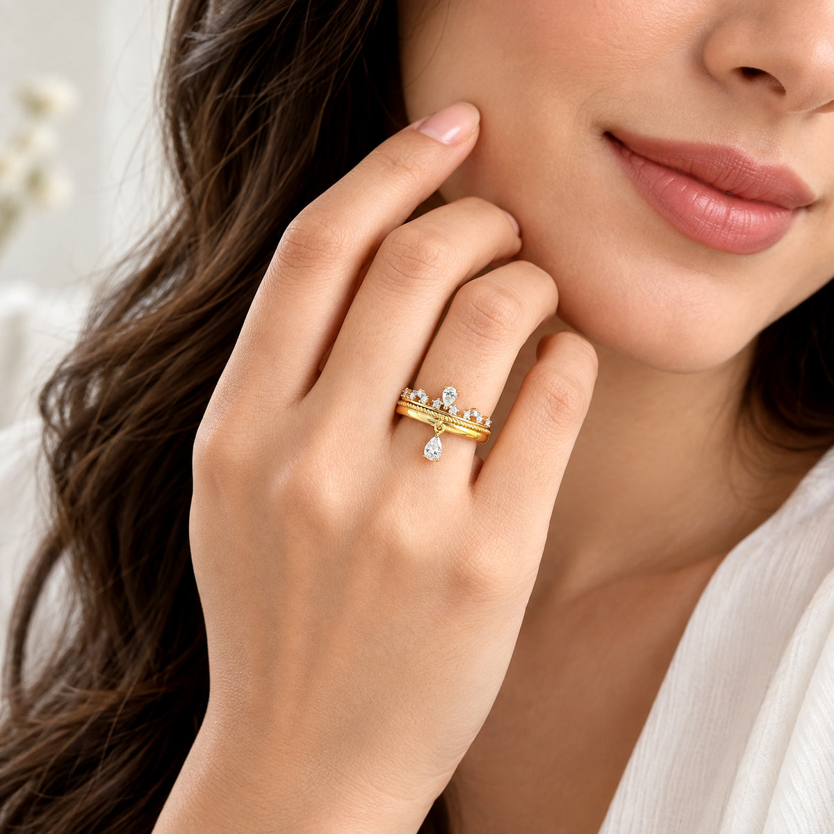 Luxuriant - Lab Grown Diamond (SI-G-H) Ring in 18K Vermeil Yellow Gold Plated Sterling Silver 0.55 Ct. 8756057 1