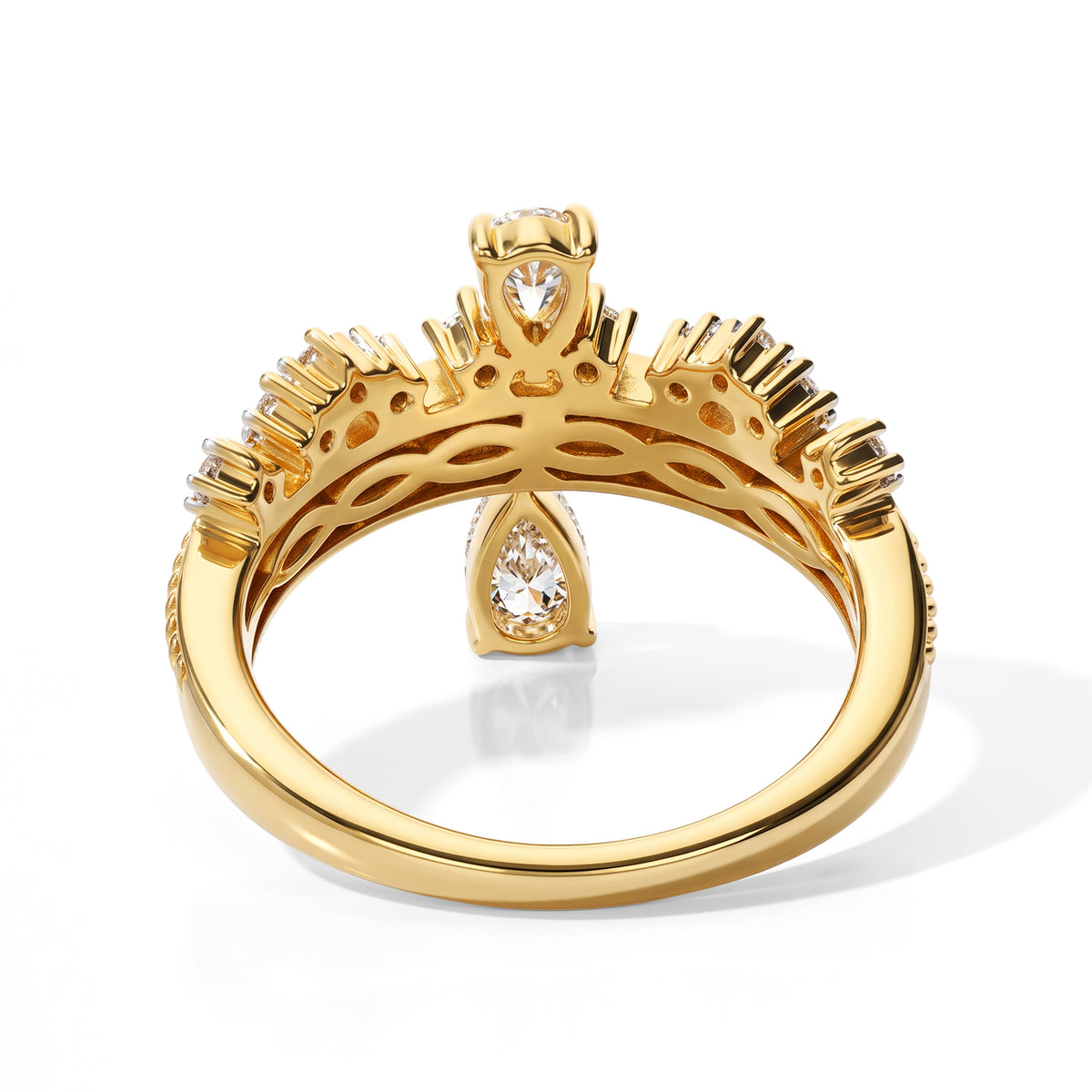 Luxuriant - Lab Grown Diamond (SI-G-H) Ring in 18K Vermeil Yellow Gold Plated Sterling Silver 0.55 Ct. 8756057 4