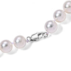 950 Platinum AAAA Japanese Akoya Pearl Beads Necklace (Size - 20) with Lobster Clasp 200.00 Ct._8756298_4