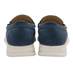 Lotus Symi Womens Comfort Slip-On Moccasin Loafers (Size 8) - Blue_8756522_3