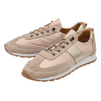 Lotus Lola Leather Laceless Slipon Trainers with Metallic Side Stripe (Size 3) - Natural_8756582_1